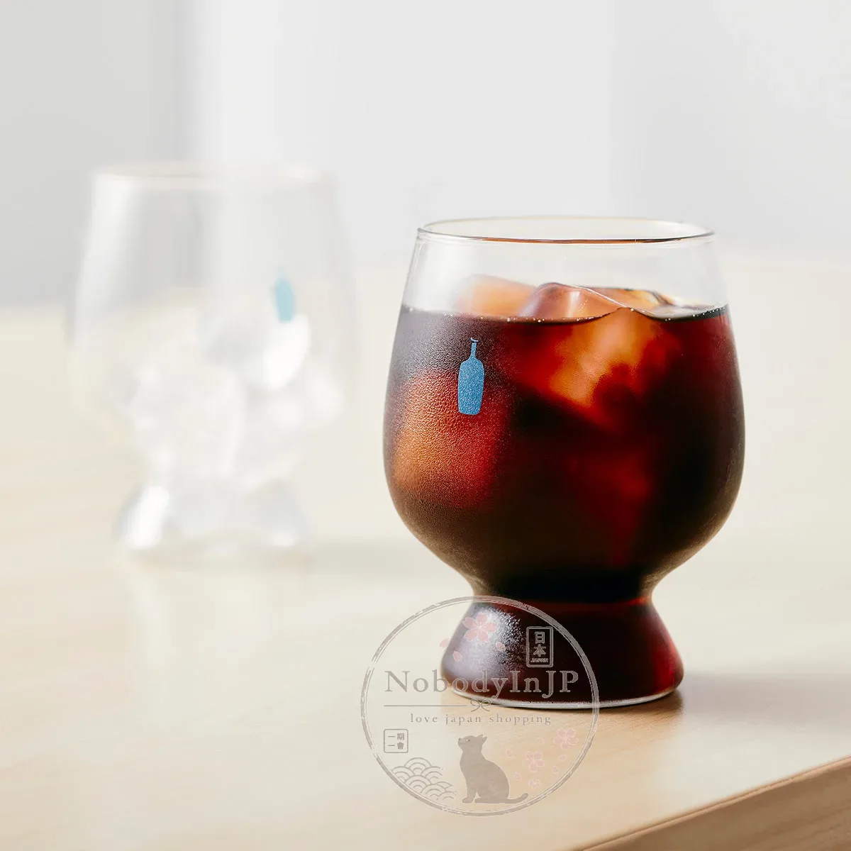 BLUE BOTTLE 藍瓶MOHEIM 355ml高腳耐熱玻璃杯