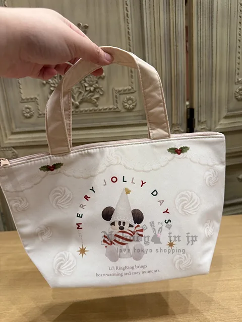 迪士尼樂園雪白米奇小精靈系列餐廳手提袋 特價現貨 原價750