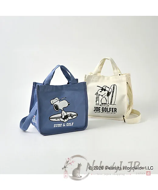 銀座三越SNOOPY期間限定展沖浪系列2way斜背包