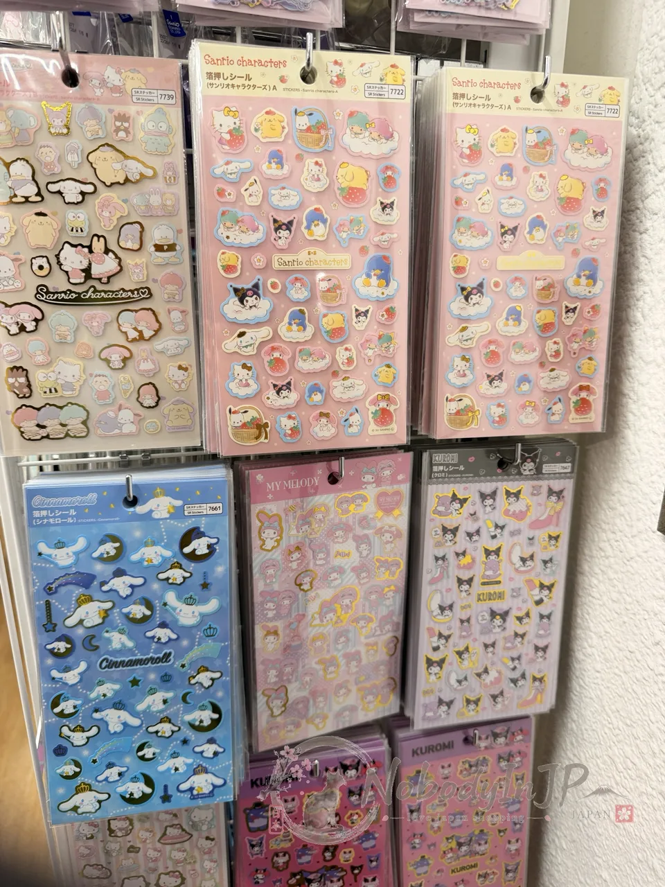 DAISO燙金多款小貼紙