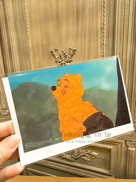 迪士尼維尼期間限定展透明明信片 特價現貨 原價80