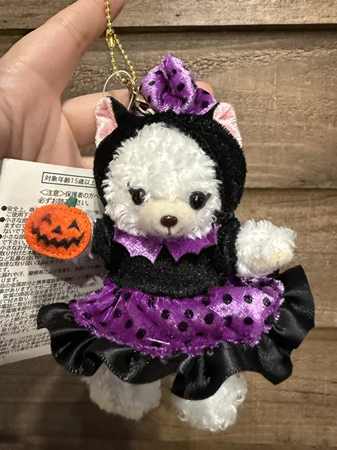 迪士尼STORE 2015萬聖節大學熊貓咪裝吊飾 現貨特價出清 原價566