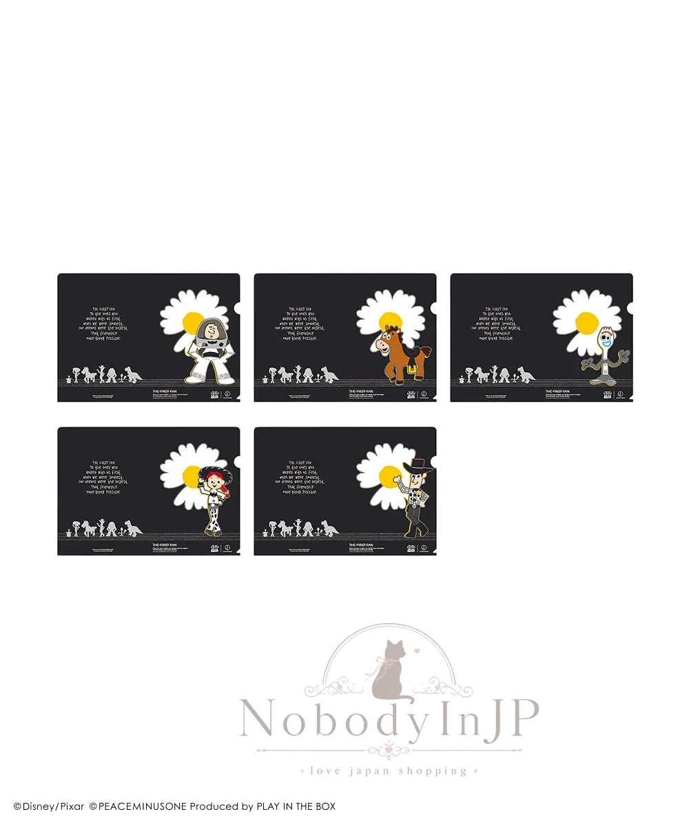 PEACEMINUSONE x DISNEY 玩具總動員GD聯名5入資料夾組