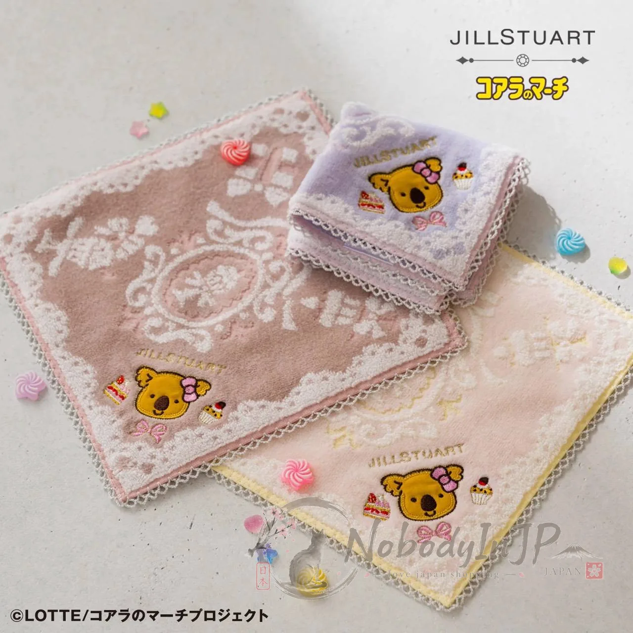 JILL STUART x 小乾餅乾點&華爾滋醬系列方巾