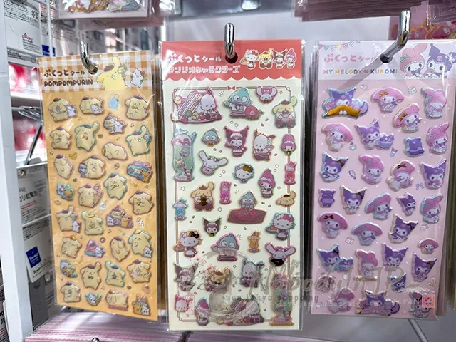 DAISO x Sanrio聯名半立體泡棉貼紙