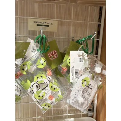 お茶犬PVC透明掛包