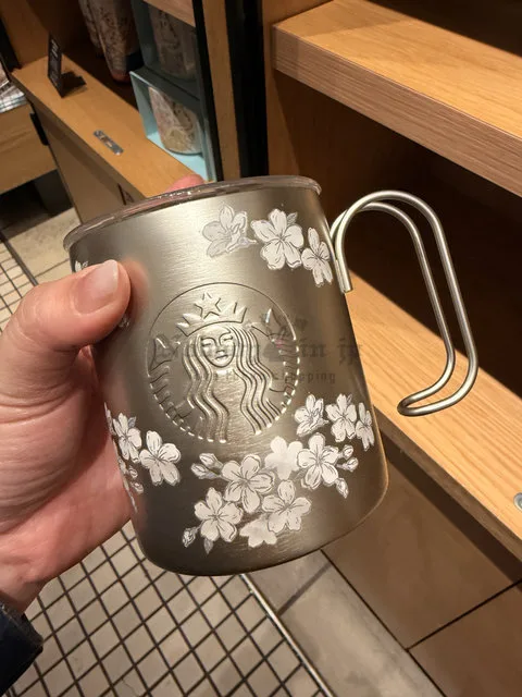 Starbucks 2026櫻花系列355ml把手不鏽鋼杯 (VIP下標限定請勿自行下單)