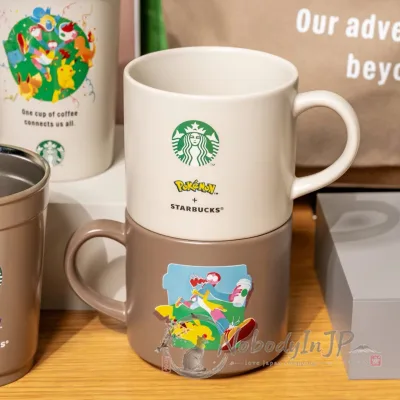 Starbucks x 寶可夢聯名把手陶瓷杯