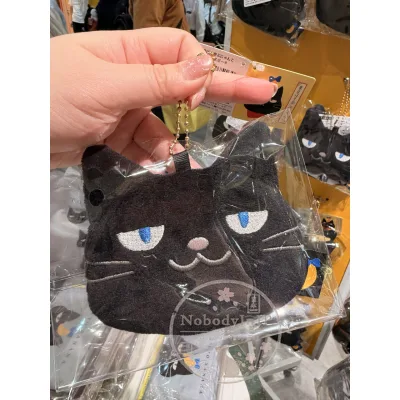 TOKYO BANANA 香蕉黑猫絨毛掛包