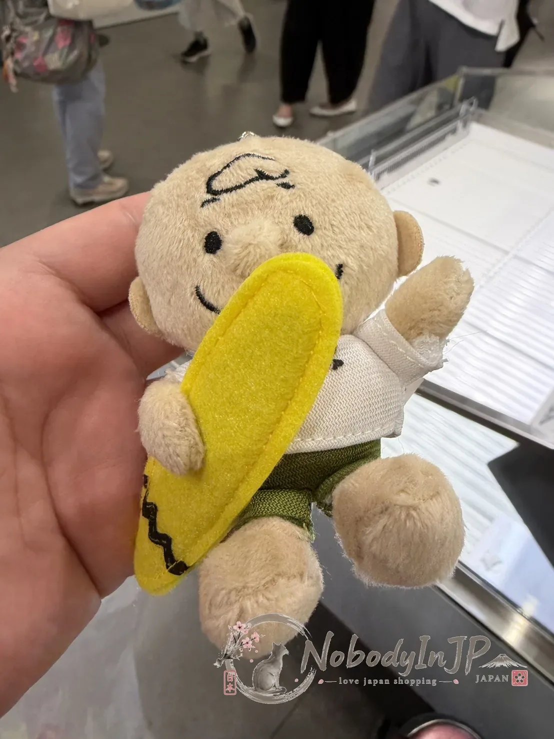 銀座三越SNOOPY期間限定展沖浪系列絨毛吊飾