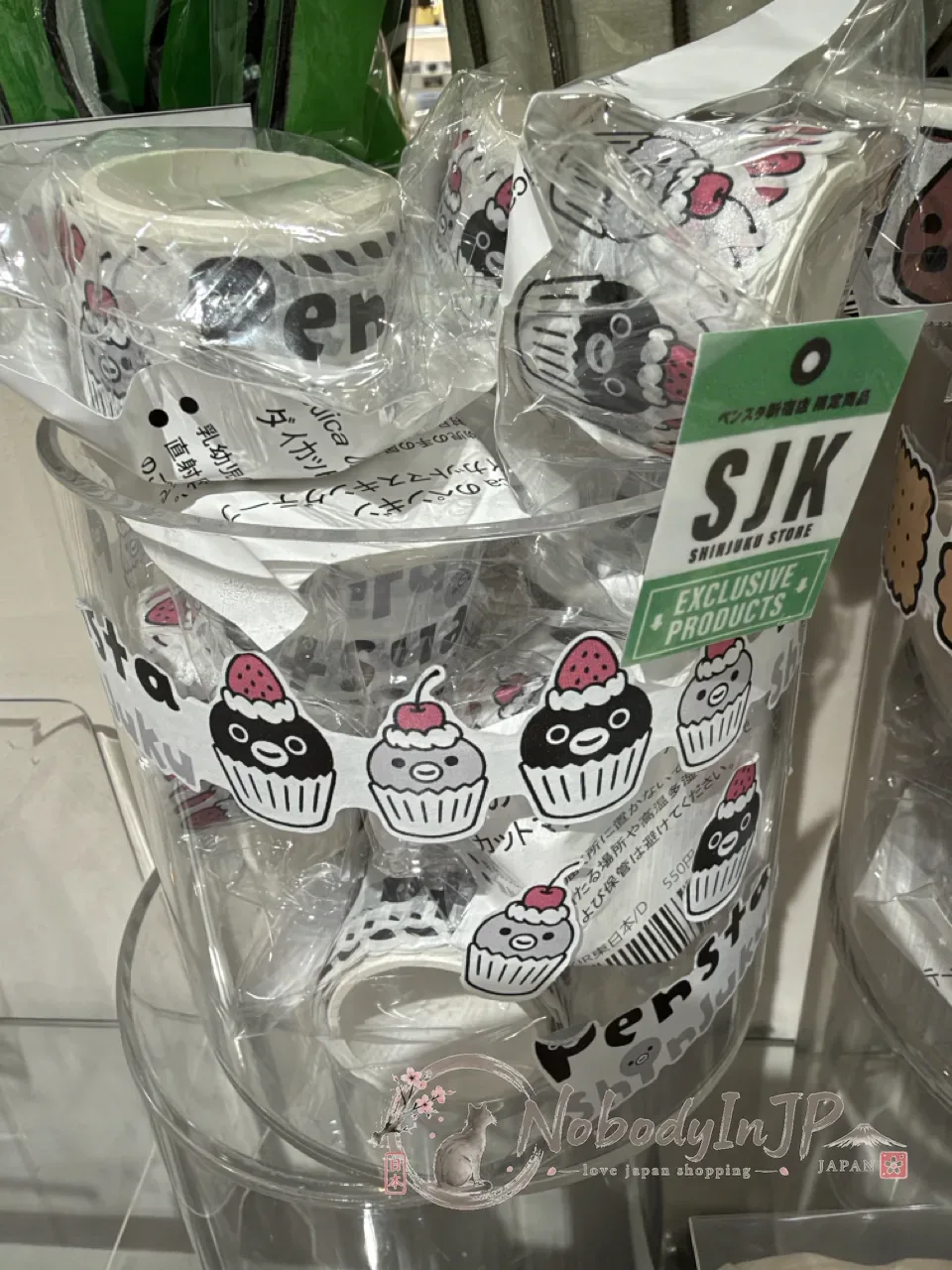 Suica 企鵝造型卷軸貼紙