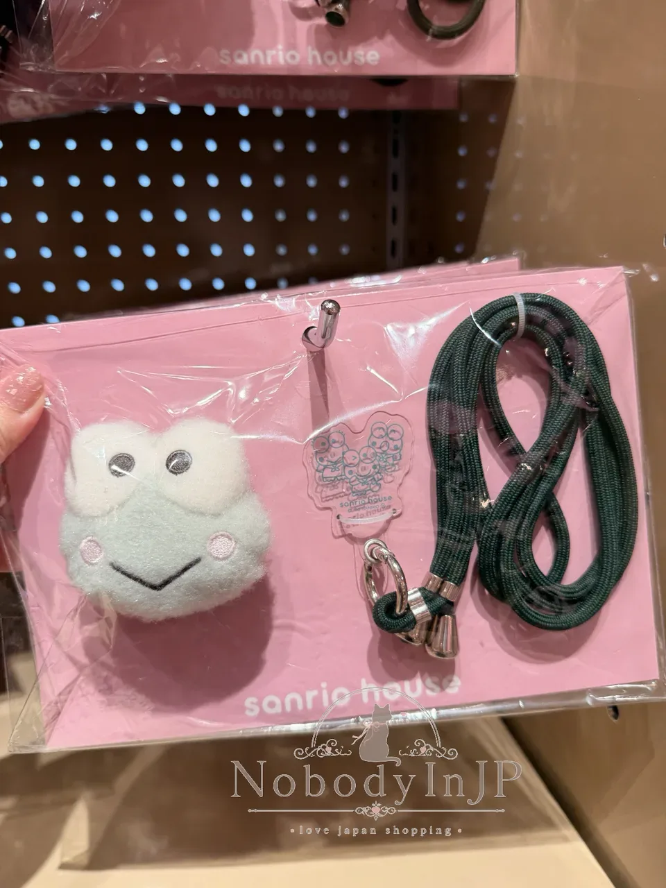 Sanrio house 手機夾片+立體支架+背繩組