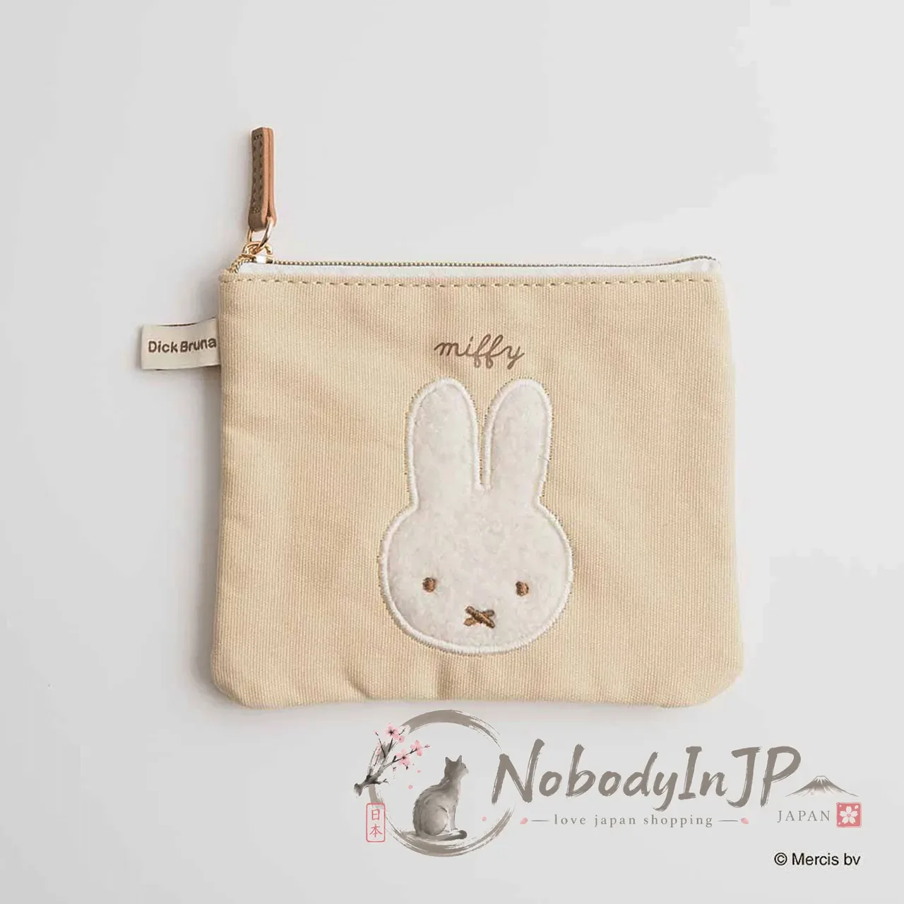 Miffy米菲兔BRUNABOA系列迷你扁平收納包 特價