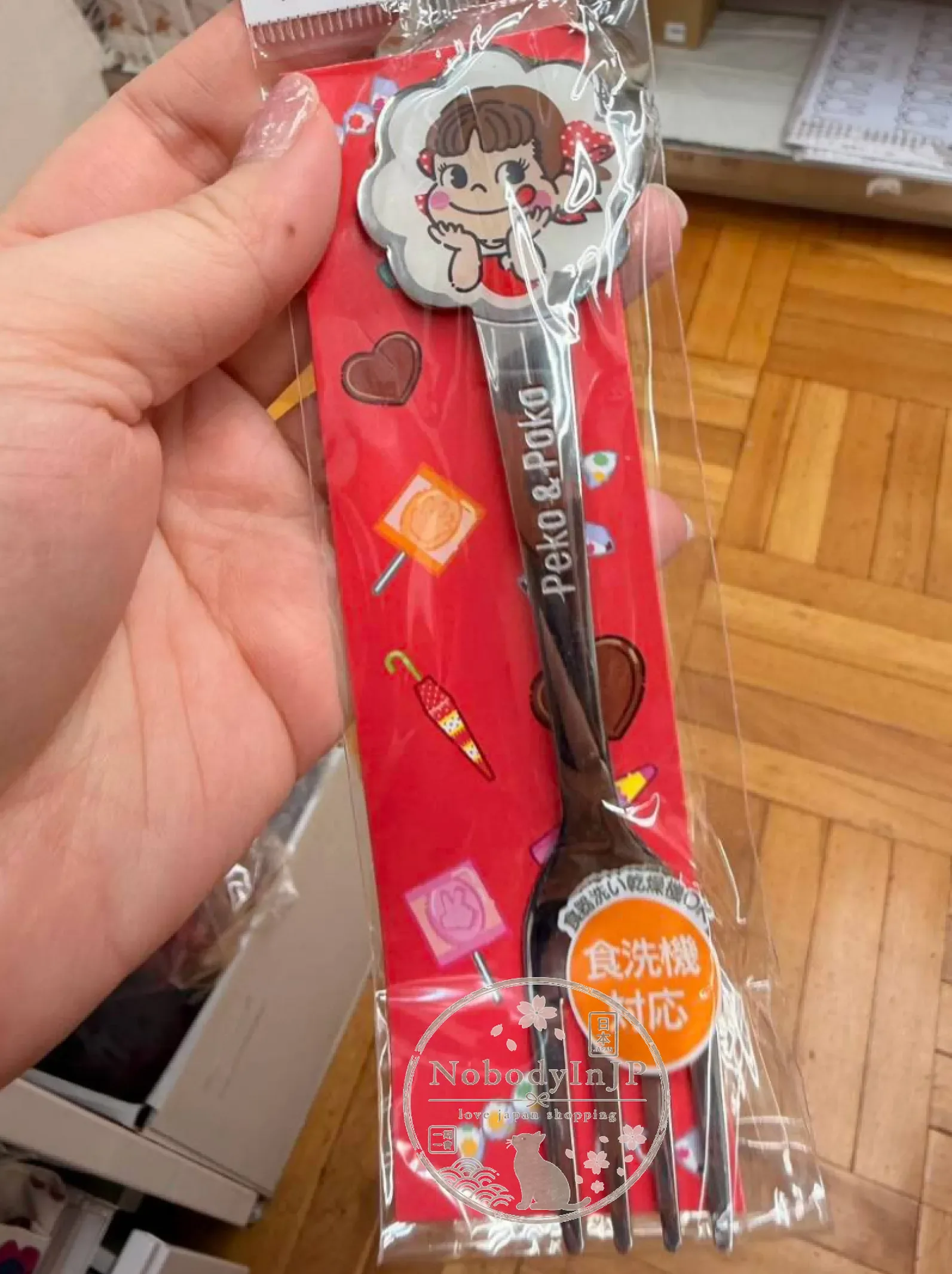 不二家Peko牛奶妹不鏽鋼餐具 特價