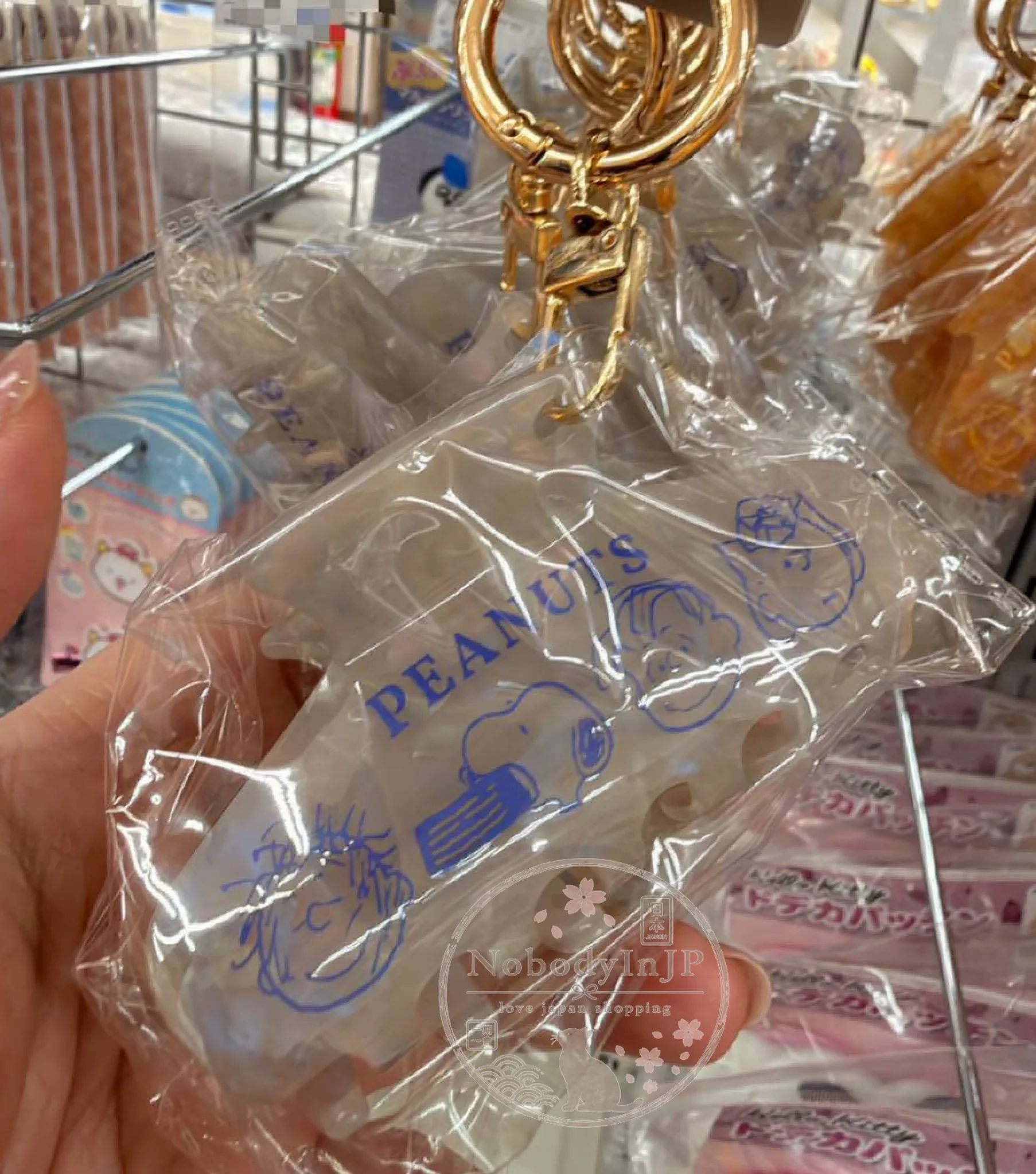PEANUTS史努比登山扣鯊魚髮夾 特價