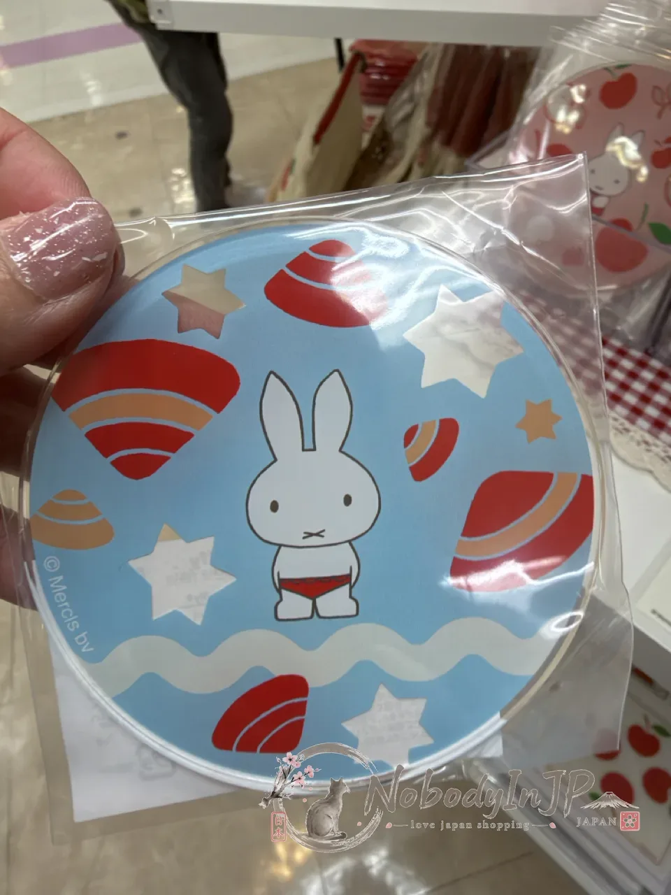 Miffy米菲兔2026期間限定展圓形壓克力杯墊