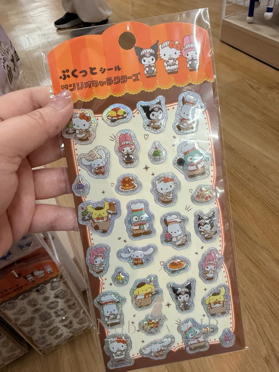 DAISO X Sanrio聯名半立體閃耀貼紙