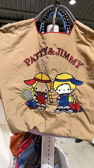 Ball & Chain x Sanrio 聯名PATTY & JIMMY系列M號購物袋