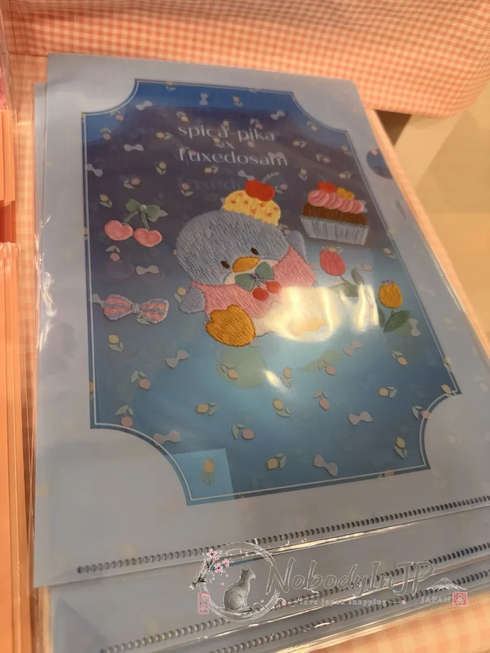 Sanrio伊勢丹期間限定展刺繡風格A4資料夾