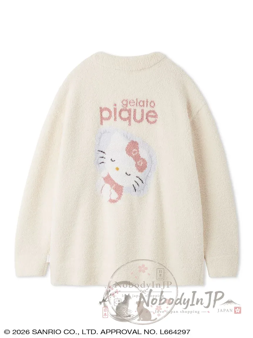 Sanrio houses x gelato pique 聯名棉花糖長袖排扣外套