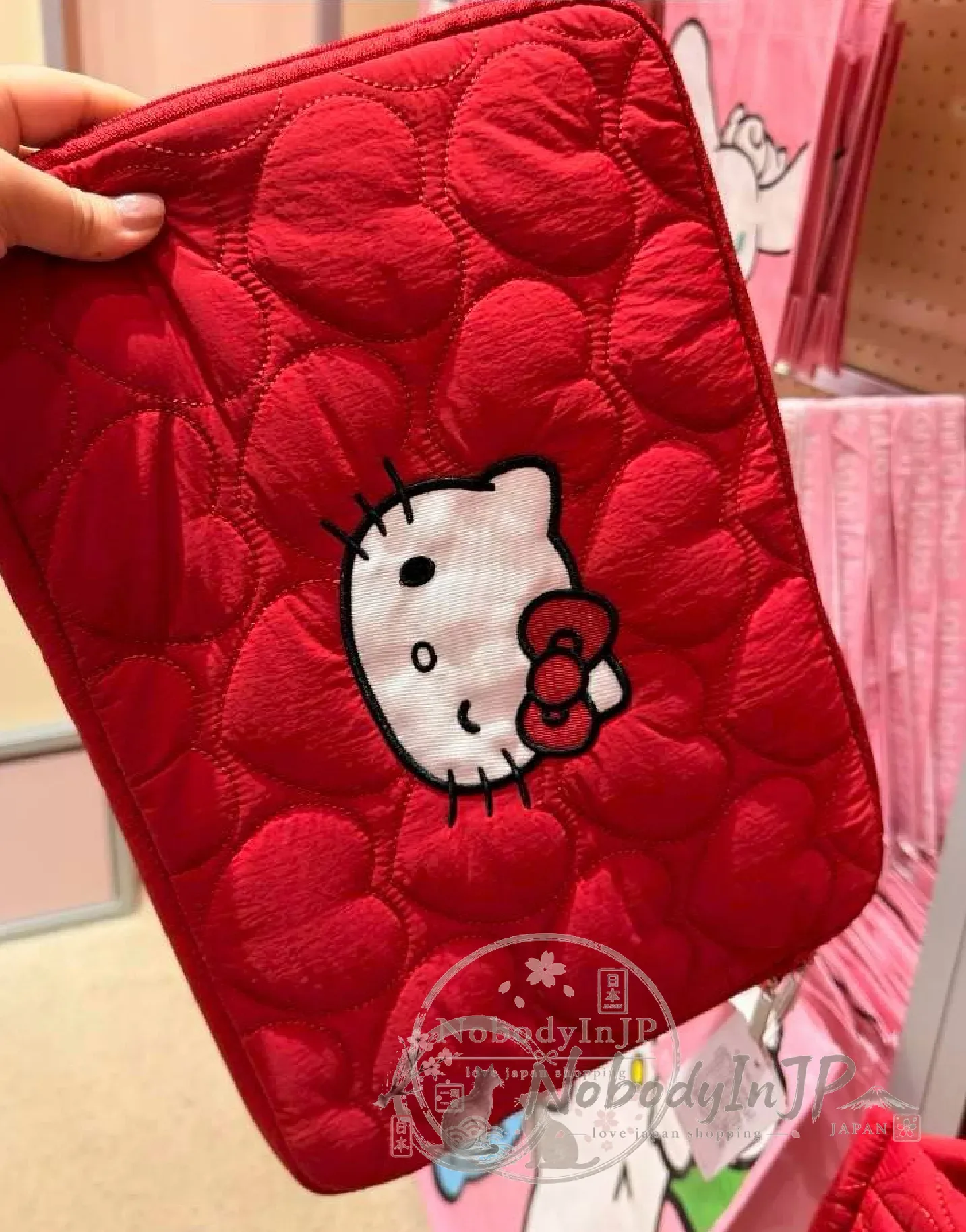 Sanrio house愛心紛縫筆電包