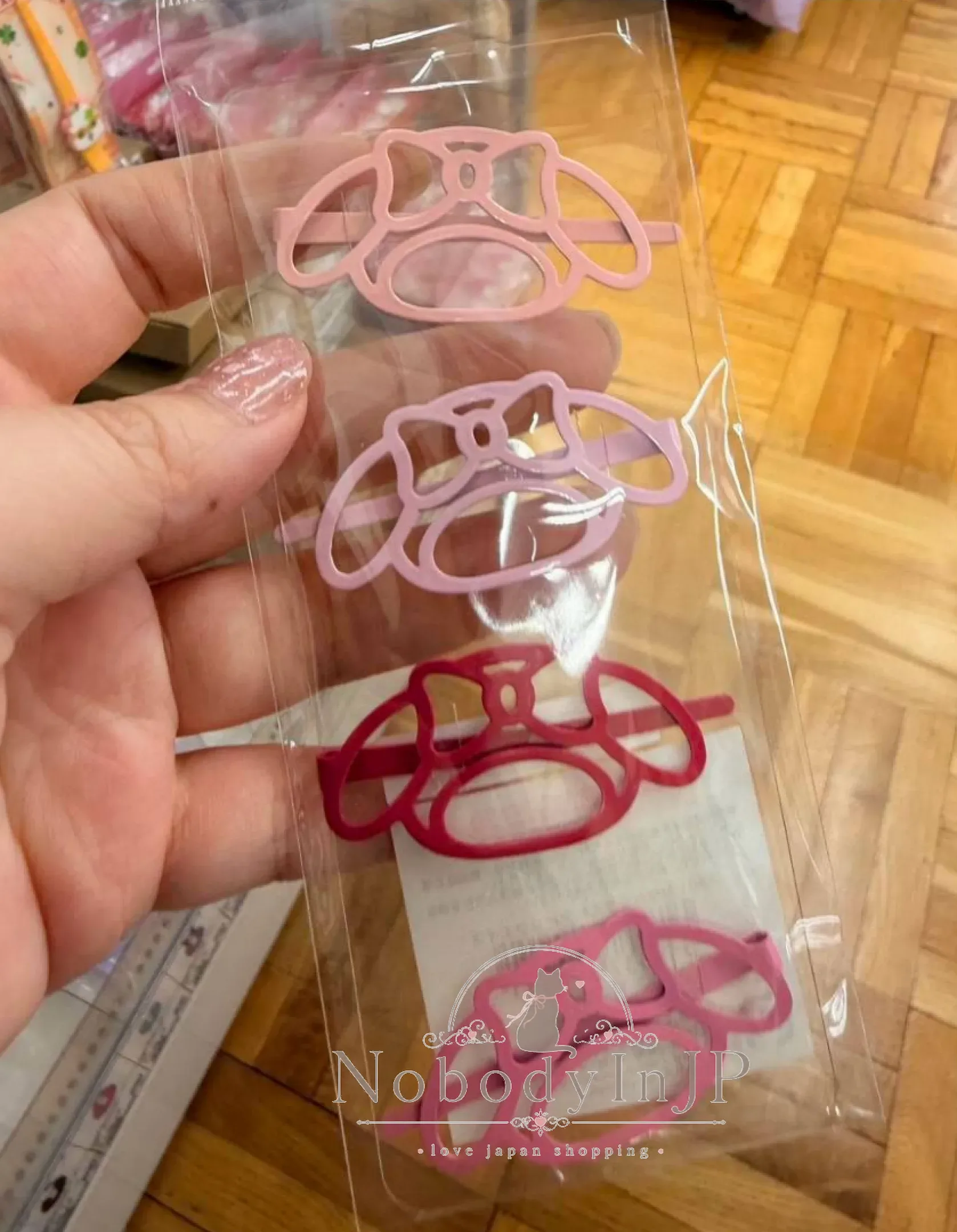Sanrio 4入FACE一字髮夾髮夾組 特價