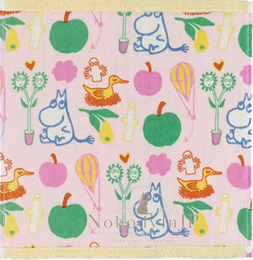 Moomin嚕嚕米純棉親膚寶寶方巾