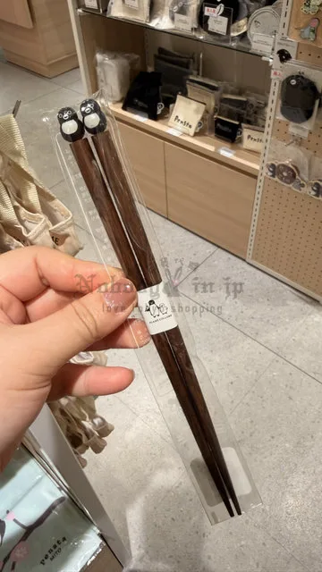 Suica企鵝日本製天然木筷