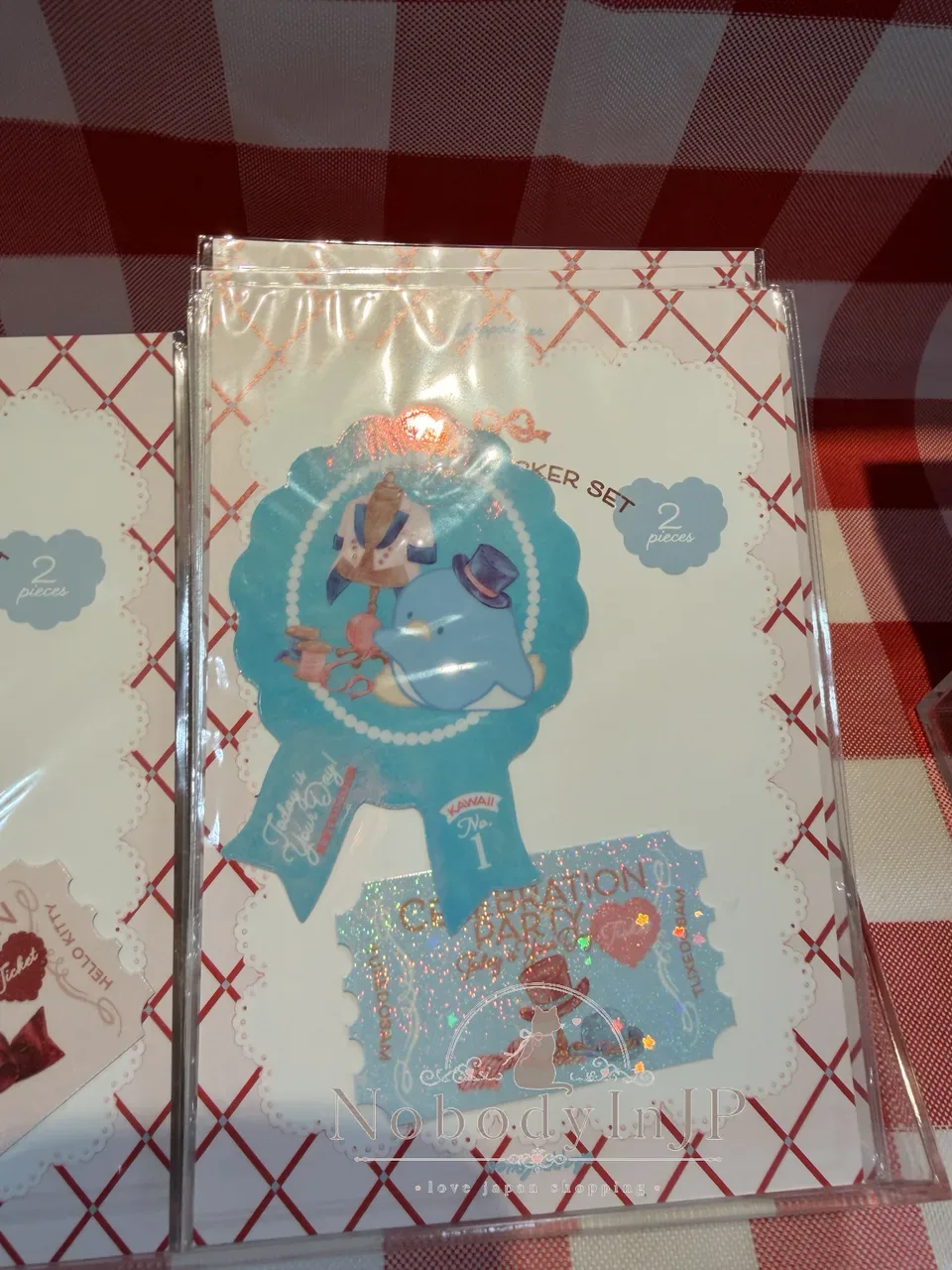 Sanrio伊勢丹期間限定展2入徽章造型貼紙