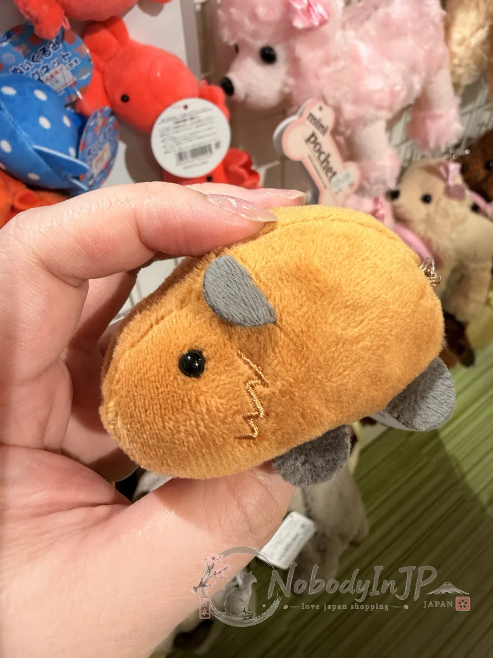 可愛動物絨毛磁鐵