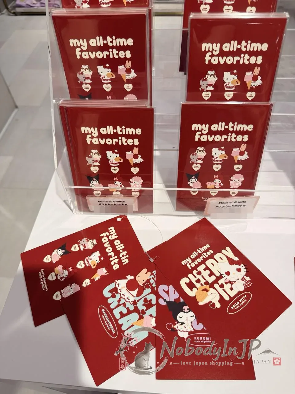 Sanrio伊勢丹期間限定展Etoileet Griotte4入明信片組