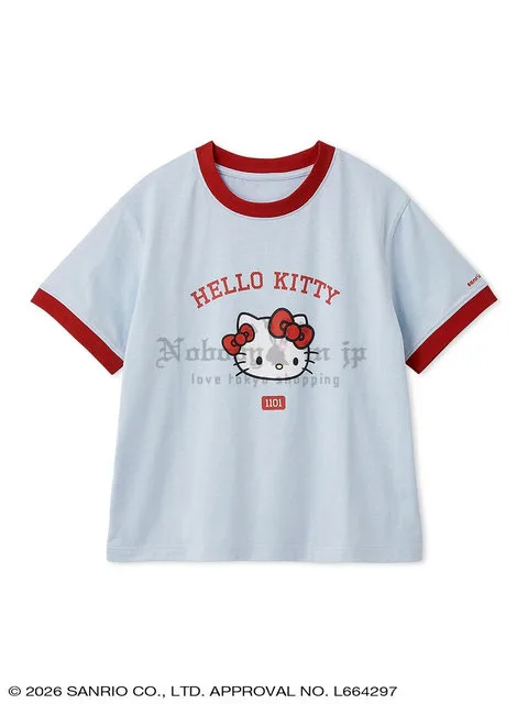Sanrio house拼色圓領短袖上衣