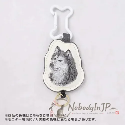 FLOWERING犬系刺繡伸縮繩吊飾 特價