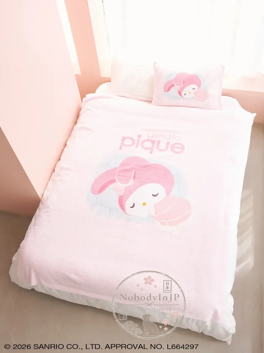 Sanrio houses x gelatopique聯名多用途毛毯