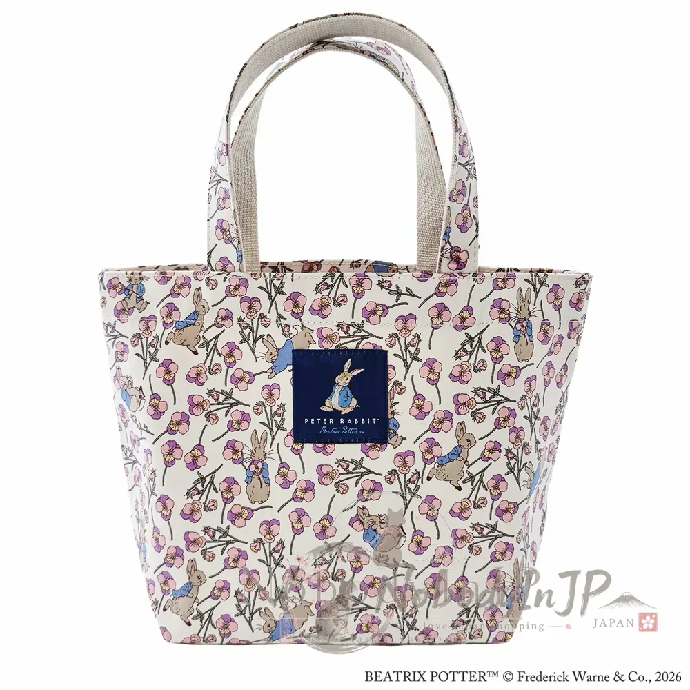 彼得兔 Liberty日本製三色革花朵手提包