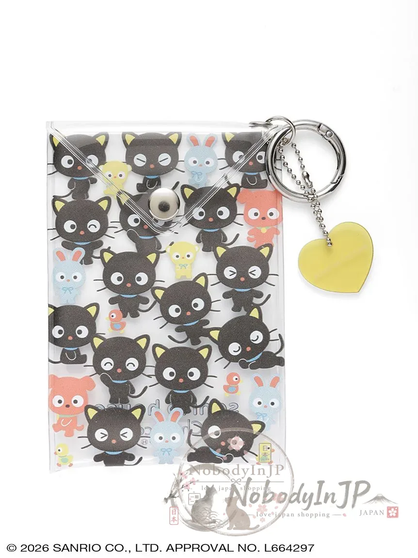Sanrio houses PVC透明滿版登山扣掛包