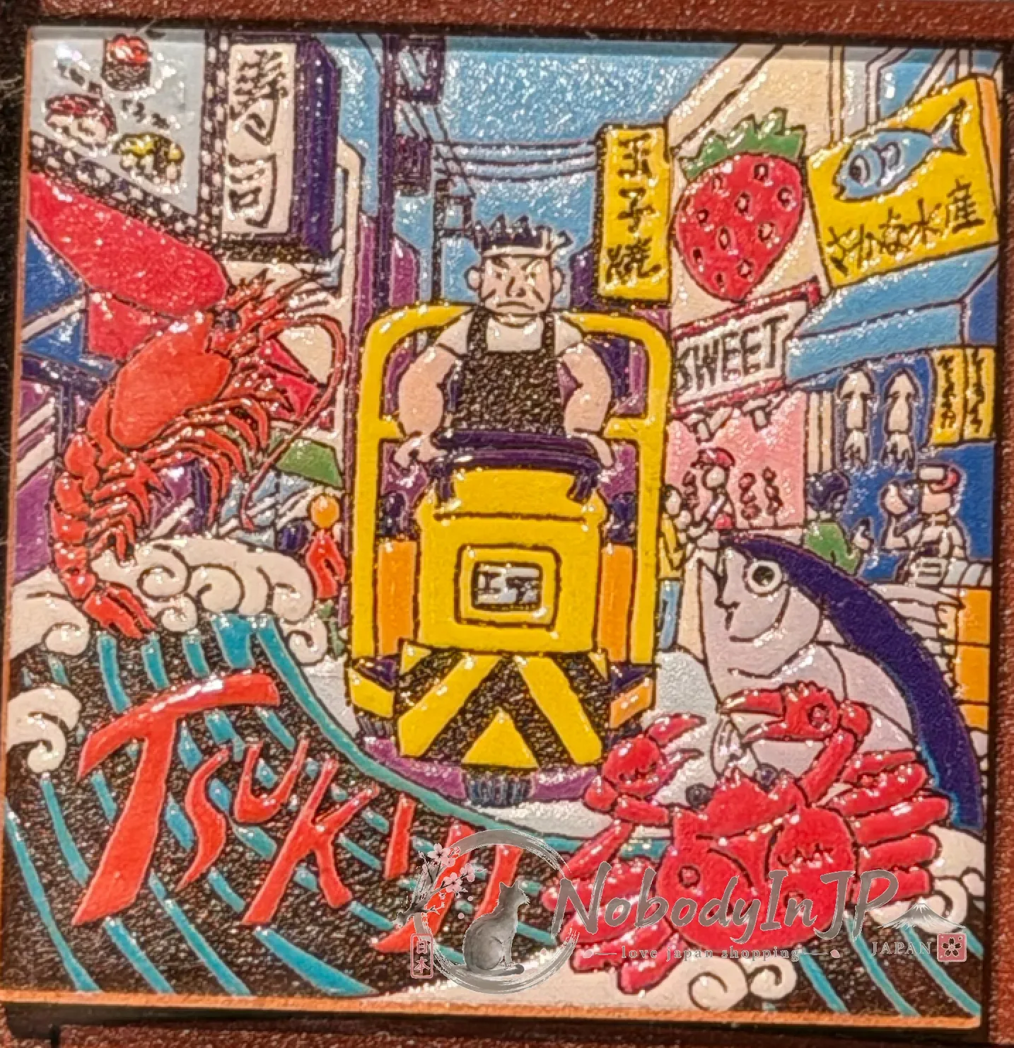 Penon美濃燒地區限定陶瓷磚磁鐵