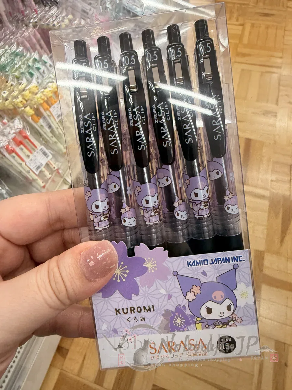 Sanrio x SARASA聯名6入0.5mm黑芯原子筆組 特價