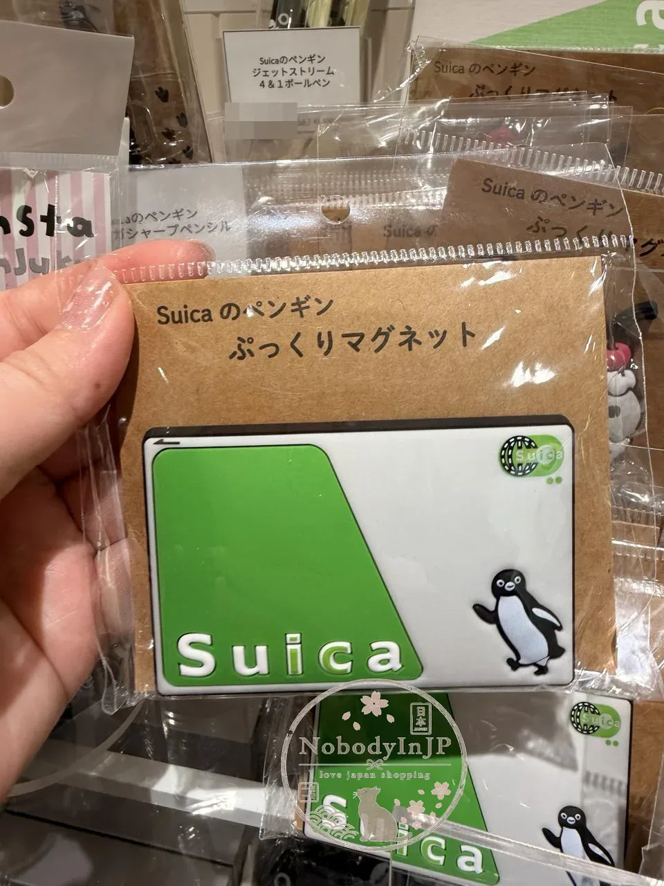 Suica企鵝橡膠造型磁鐵