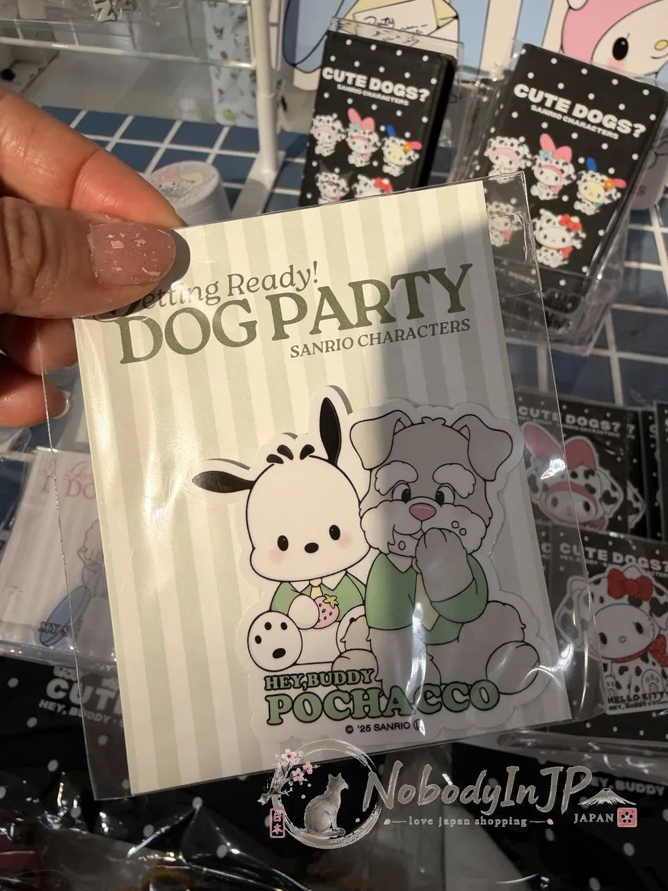 Sanrio伊勢丹期間限定展愛犬系列造型貼紙
