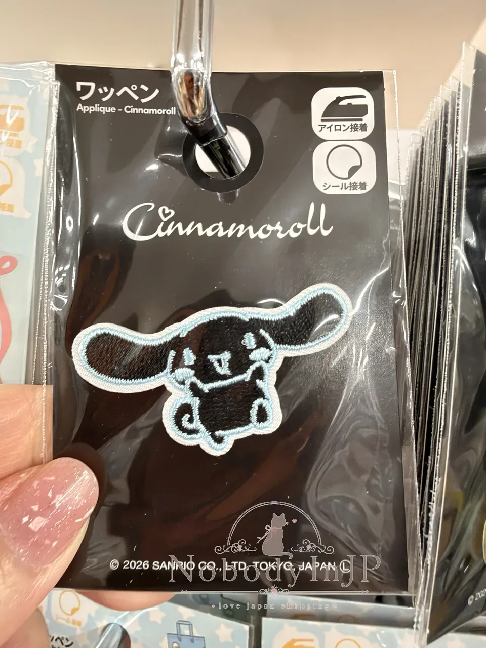 DAISO X Sanrio可直貼燙布貼