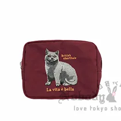 可愛動物刺繡立體收納包 特價
