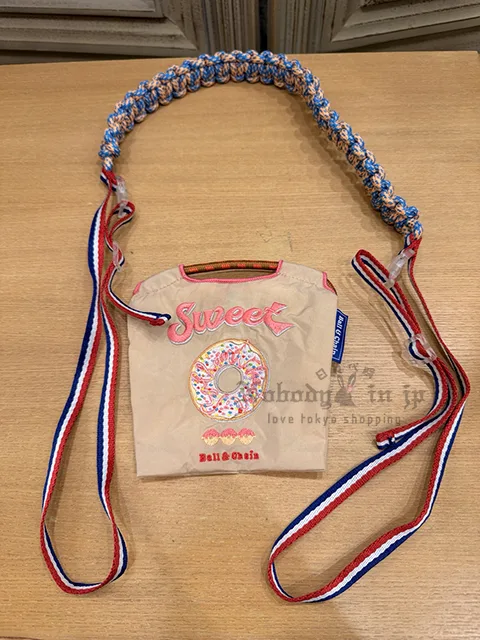 Ball&Chain迷你刺繡袋+背縄繩組 現貨