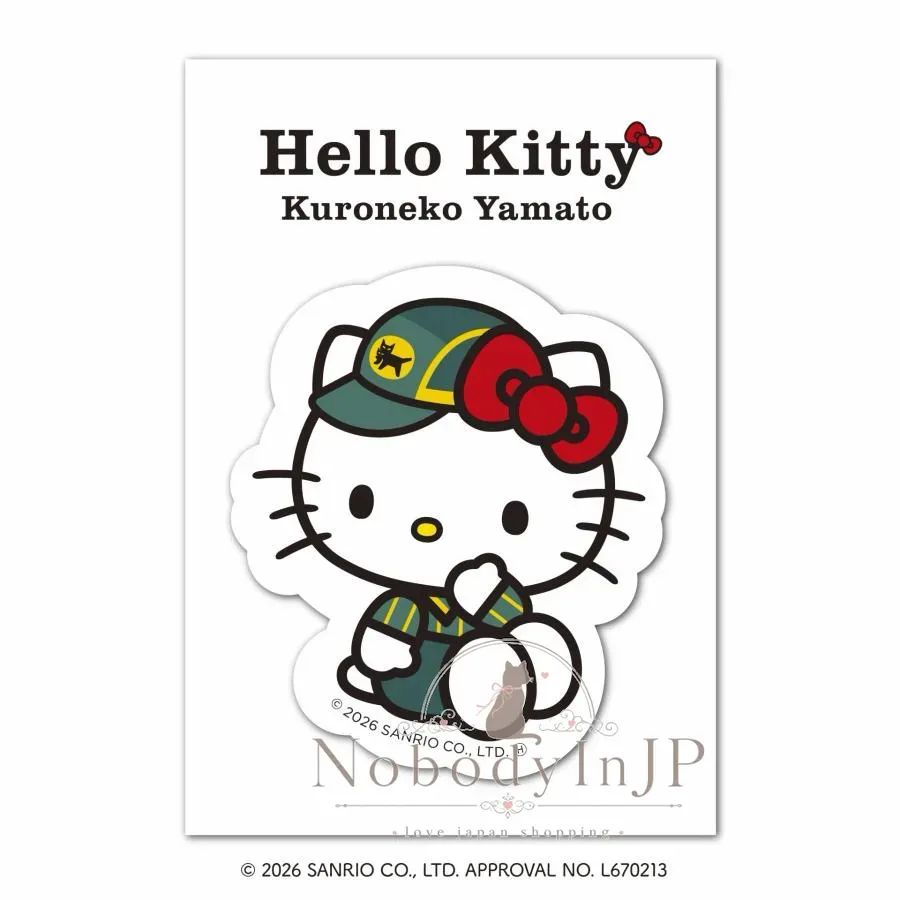Sanrio x 黑貓宅急便聯名造型型貼紙