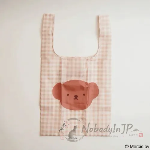 Miffy米菲兔BRUNA CHECHECK 系列折疊購物袋 特價