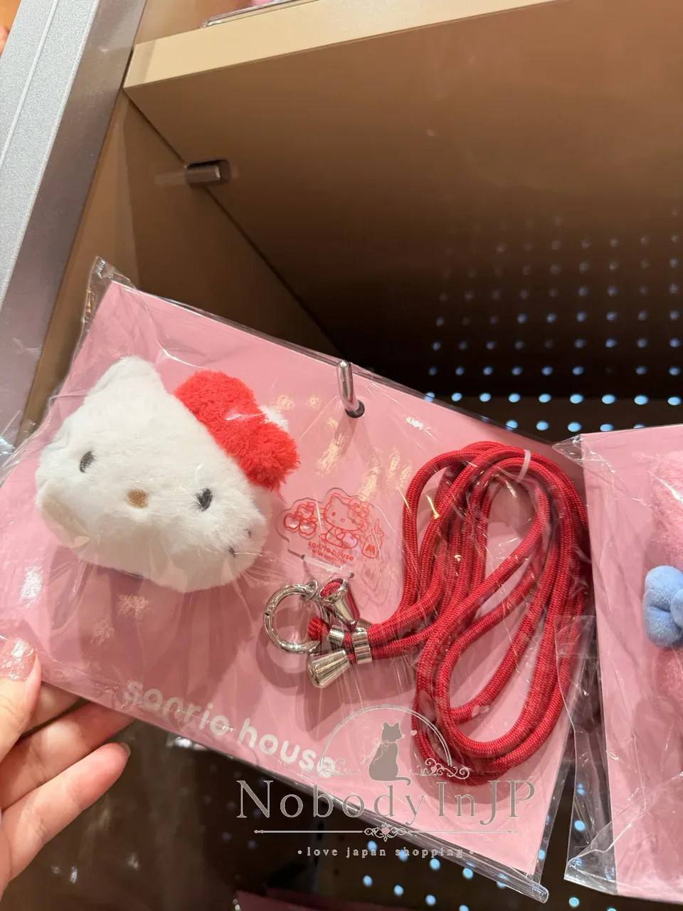 Sanrio house 手機夾片+立體支架+背繩組