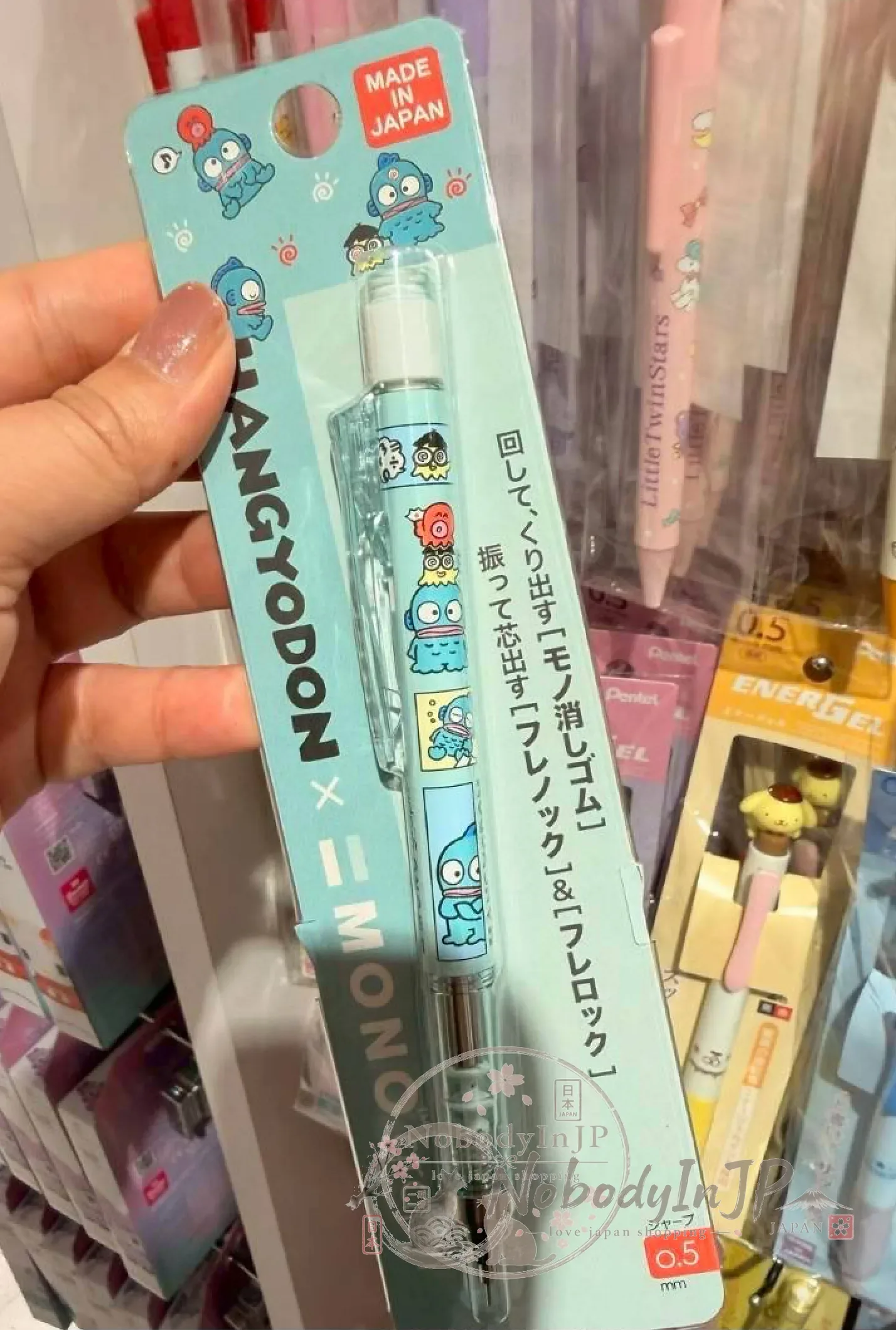 Sanrio x MONONO聯名旋轉橡皮擦自動鉛筆 特價