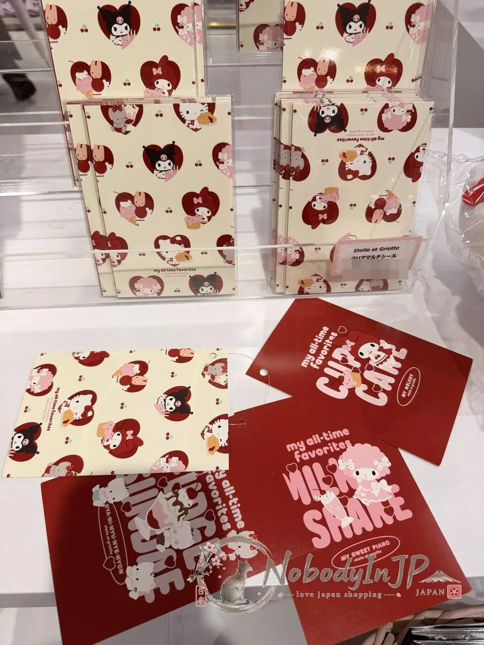 Sanrio伊勢丹期間限定展Etoileet Griotte4入明信片組