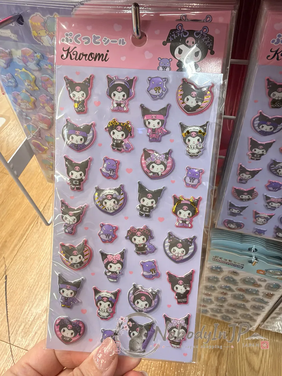 DAISO x Sanrio聯名半立體泡棉貼紙