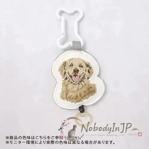 FLOWERING犬系刺繡伸縮繩吊飾 特價